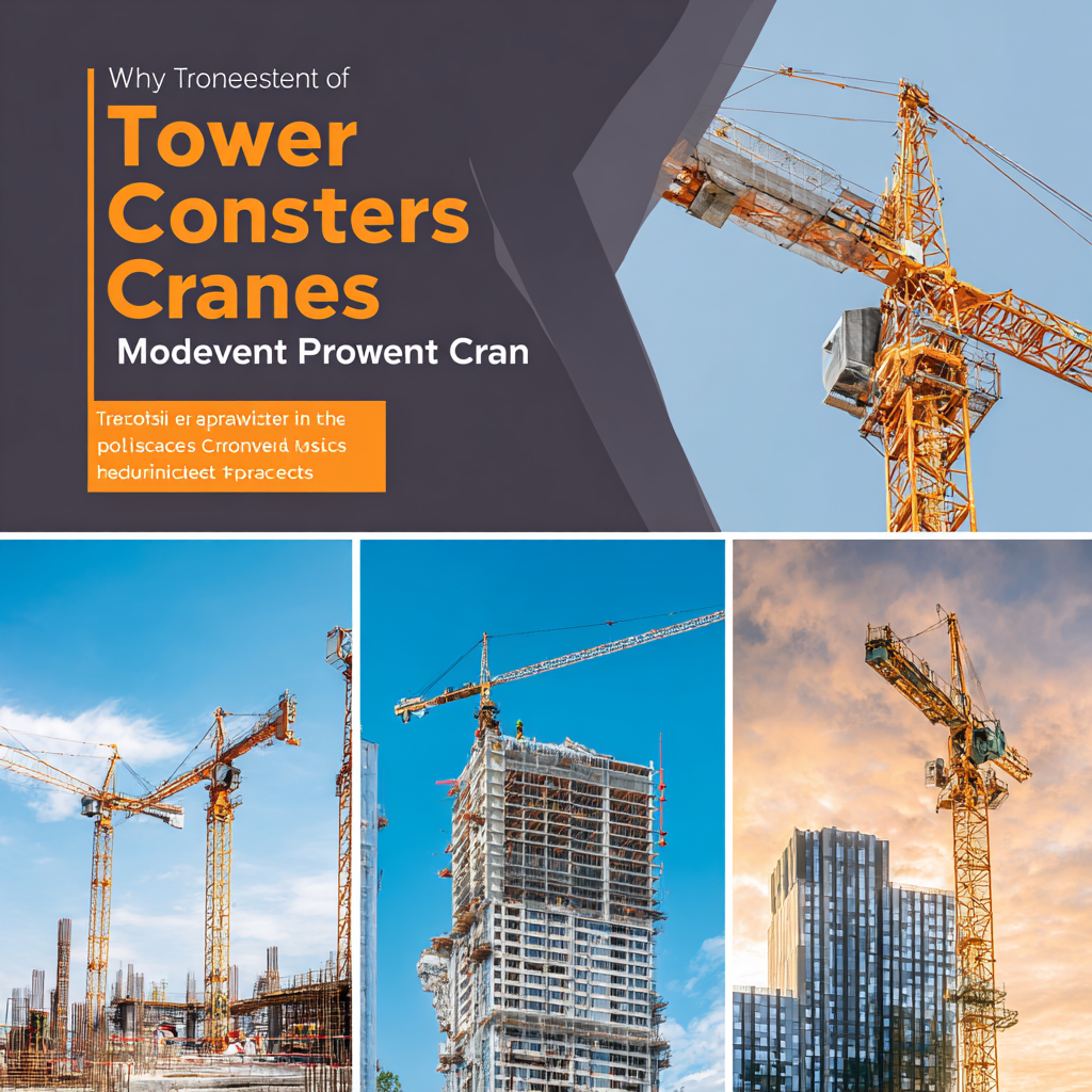 Why Tower Cranes Are Essential for Modern Construction Projects