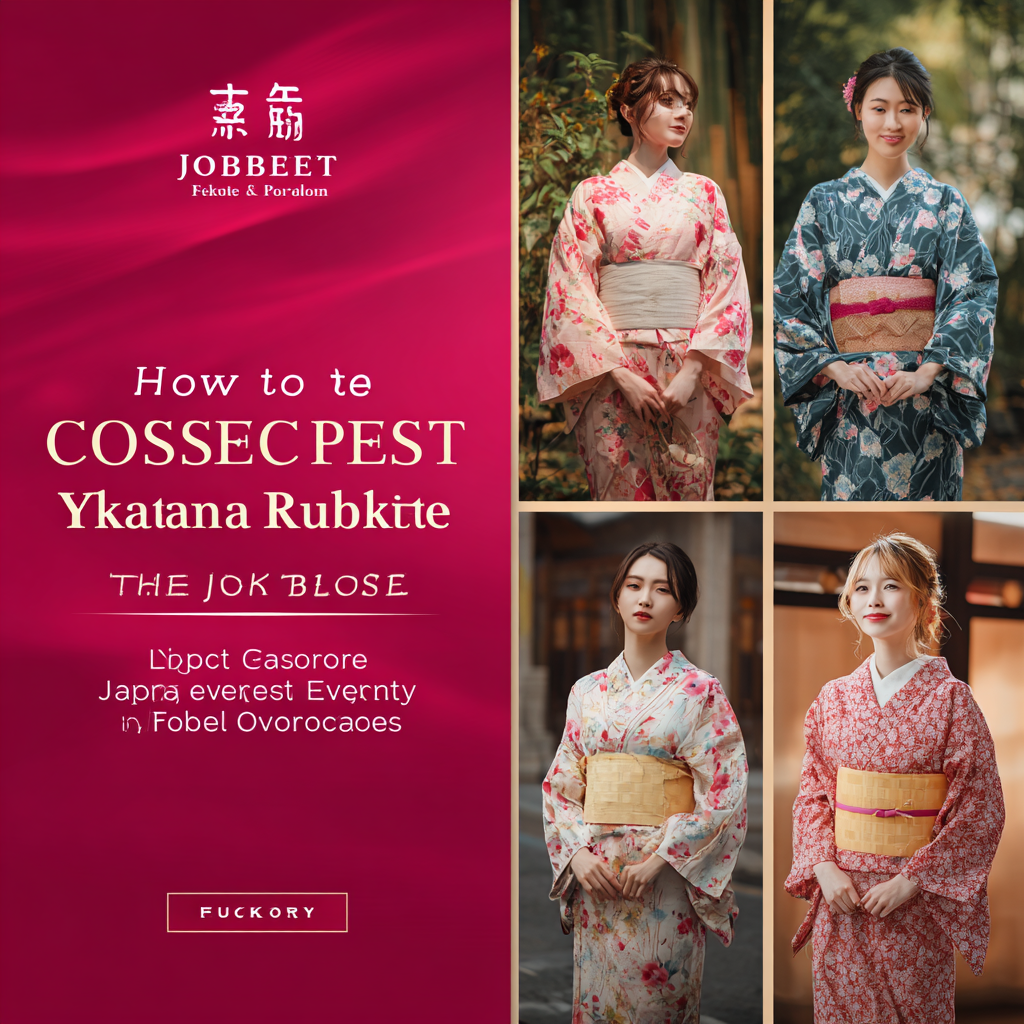 How to Choose the Perfect Japanese Yukata Robes for Every Occasion