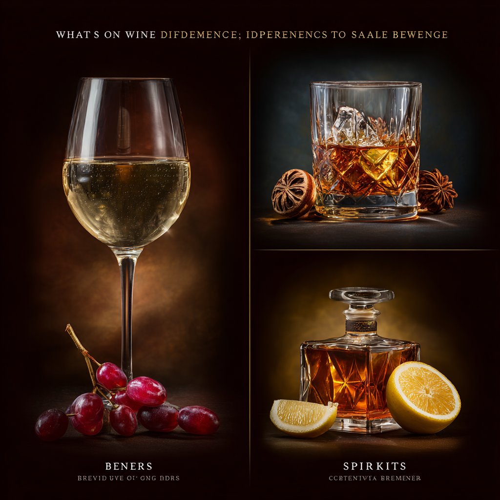 What is the Difference Between Wine and Spirits Explained for Beginners