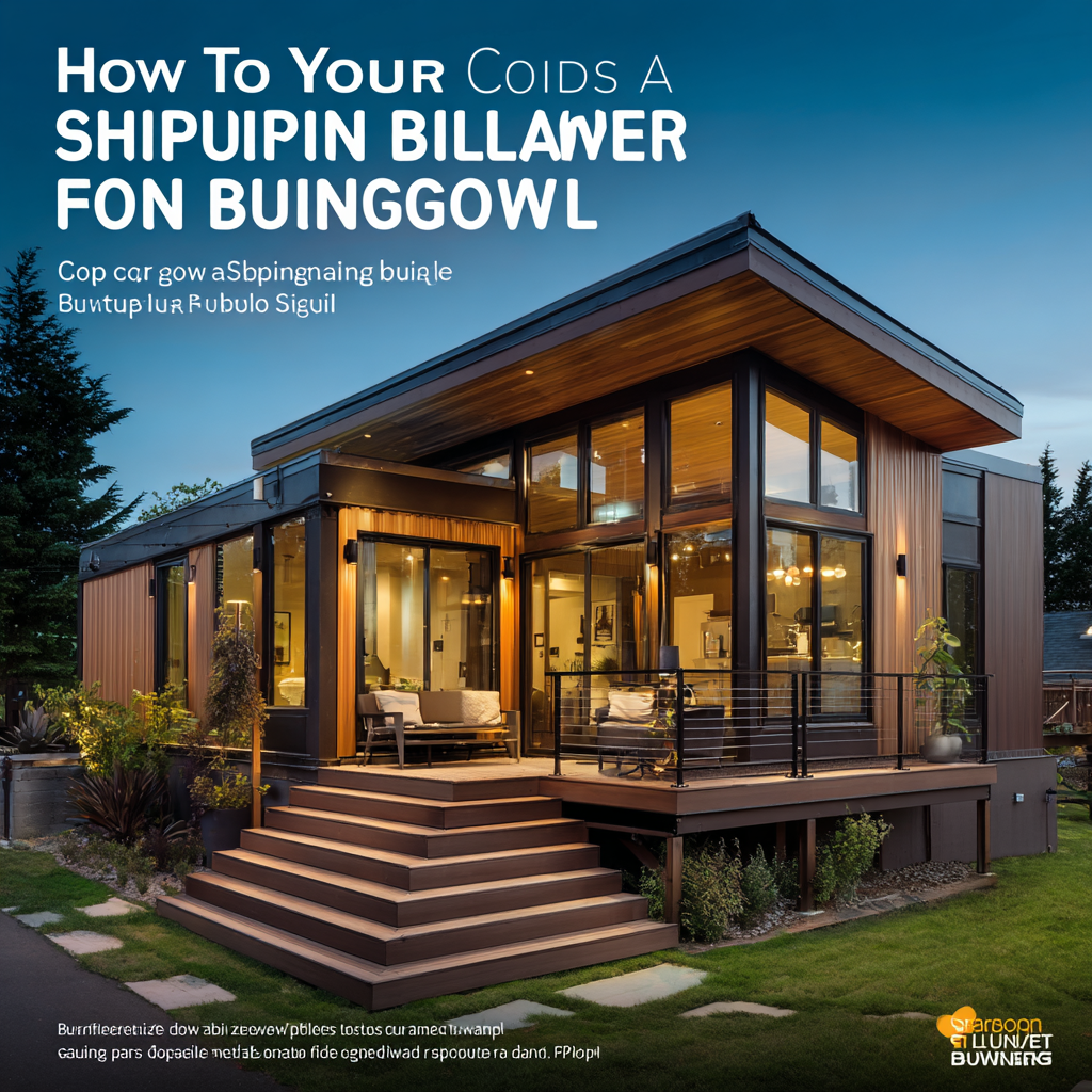 How to Build Your Own Shipping Container Bungalow: A Step-by-Step Guide