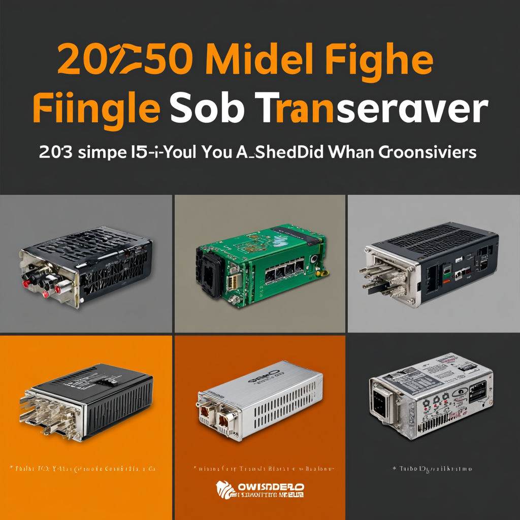 2025 Top 10 Single Mode Fiber Transceivers You Should Consider