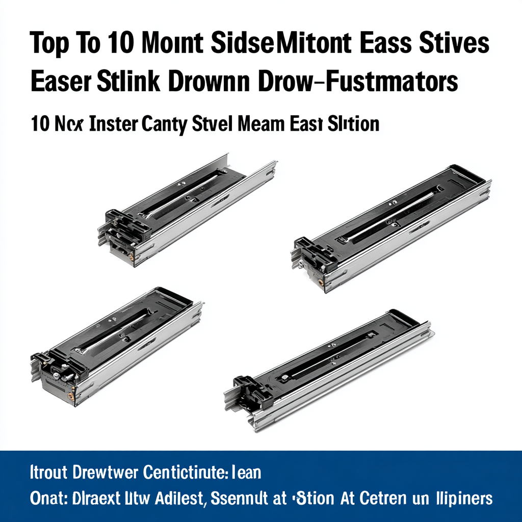 Top 10 Center Mount Drawer Slides for Easy Installation and Smooth Operation