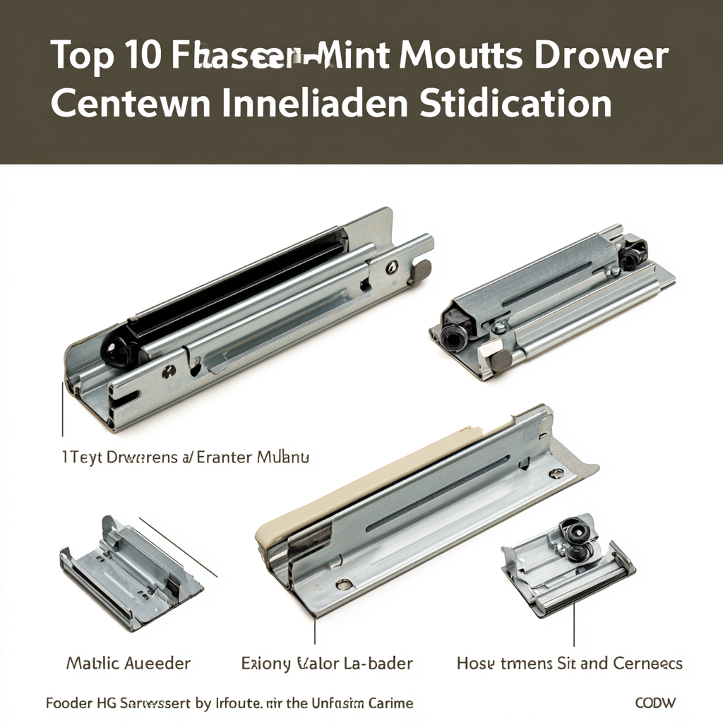 Top 10 Center Mount Drawer Slides for Easy Installation and Smooth Operation