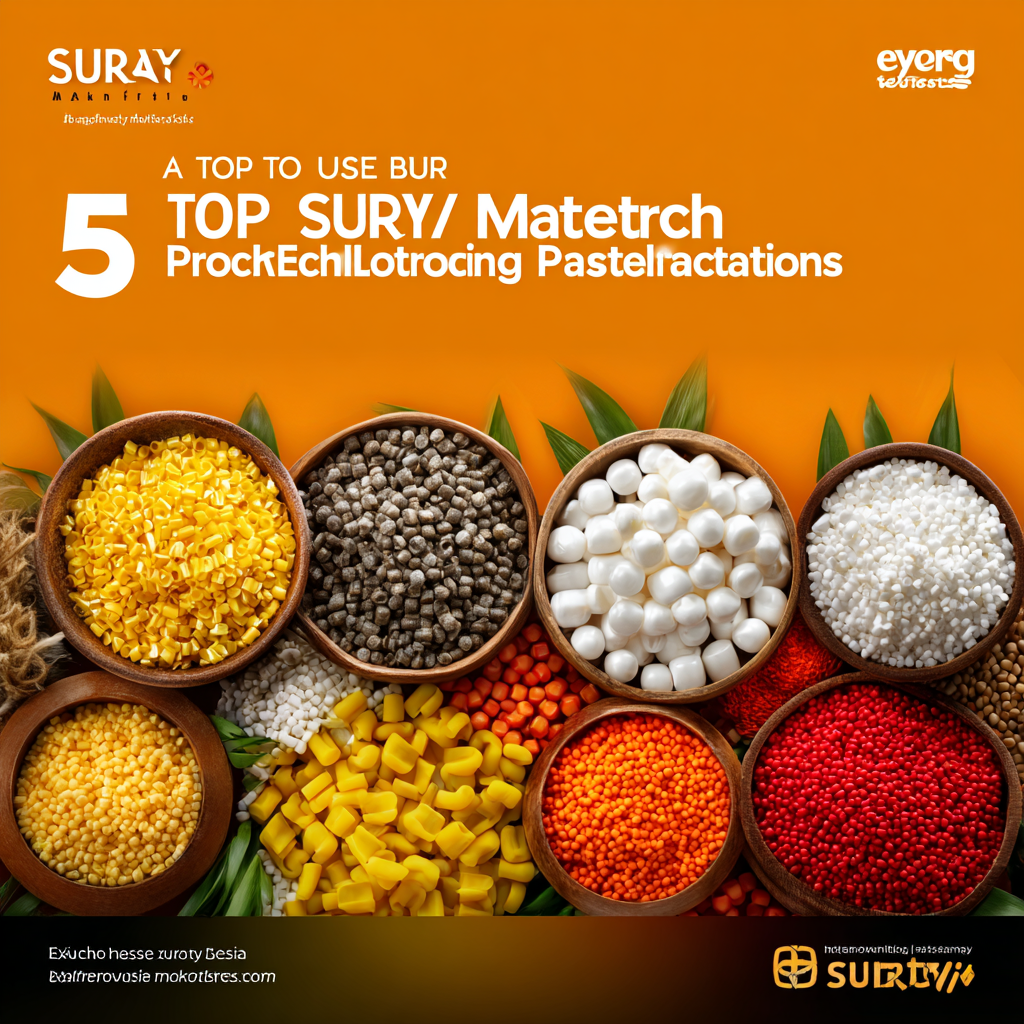 Top 5 Surya Masterbatch Products to Boost Your Plastic Manufacturing Efficiency