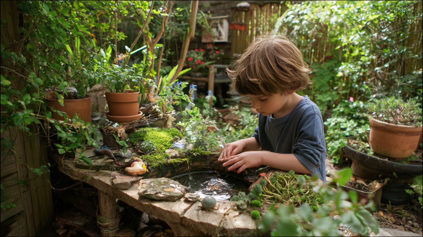 How to Create an Engaging Garden Play Space for Kids和成人