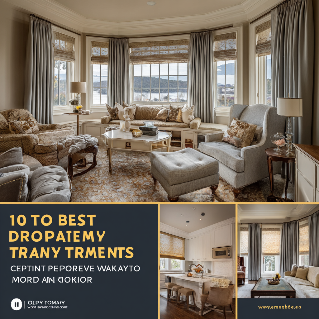 10 Best Custom Window Drapery Treatments for a Perfect Home Makeover