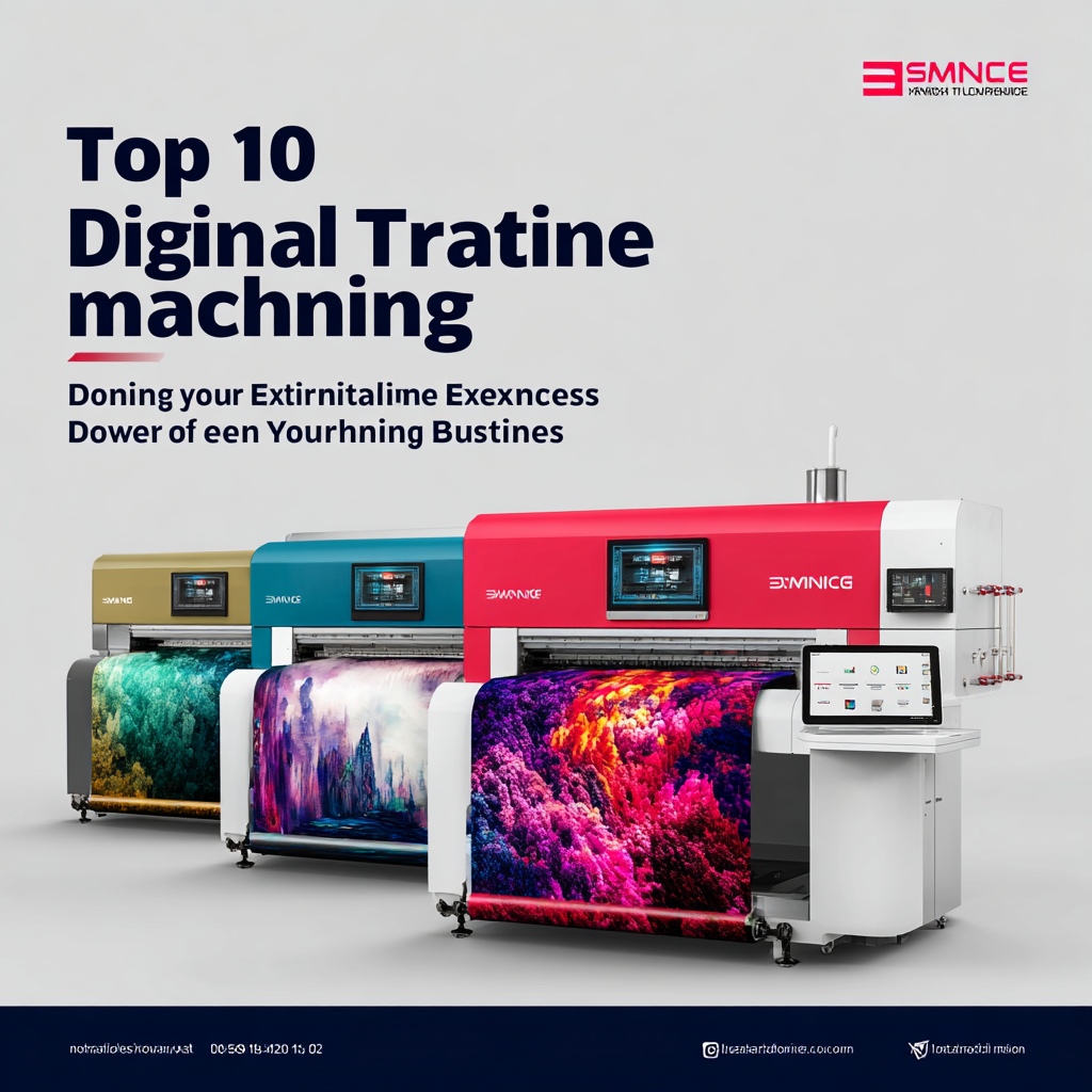 Top 10 Digital Textile Printing Machines to Enhance Your Printing Business
