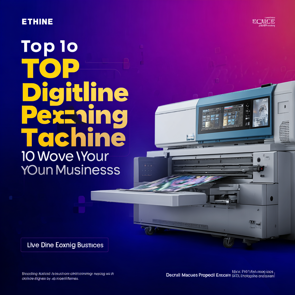 Top 10 Digital Textile Printing Machines to Enhance Your Printing Business
