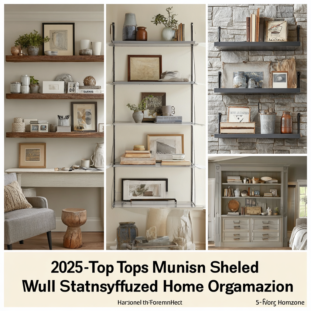 2025 Top 5 Wall Mounted Shelves for Stylish Home Organization