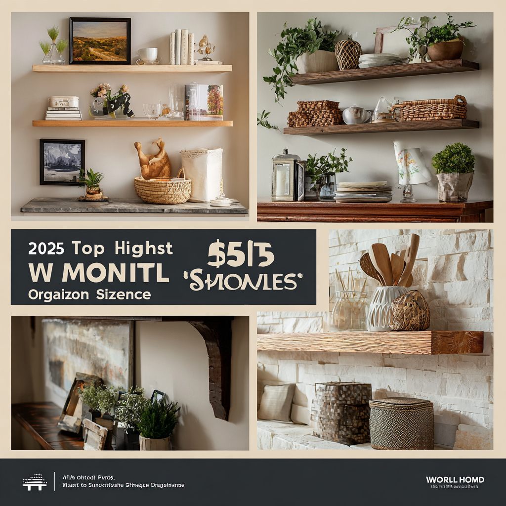 2025 Top 5 Wall Mounted Shelves for Stylish Home Organization