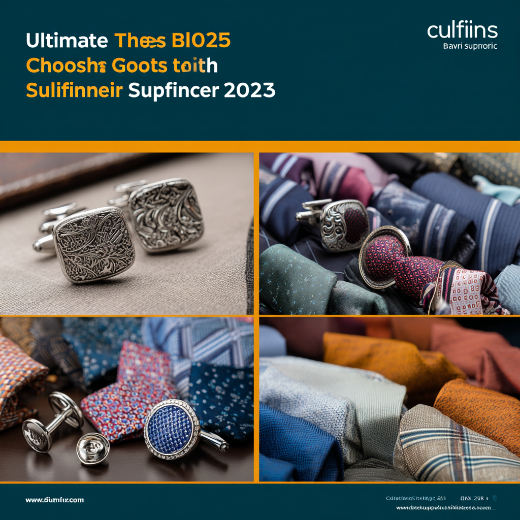 Ultimate Guide to Choosing the Best Cufflinks Supplier in 2025