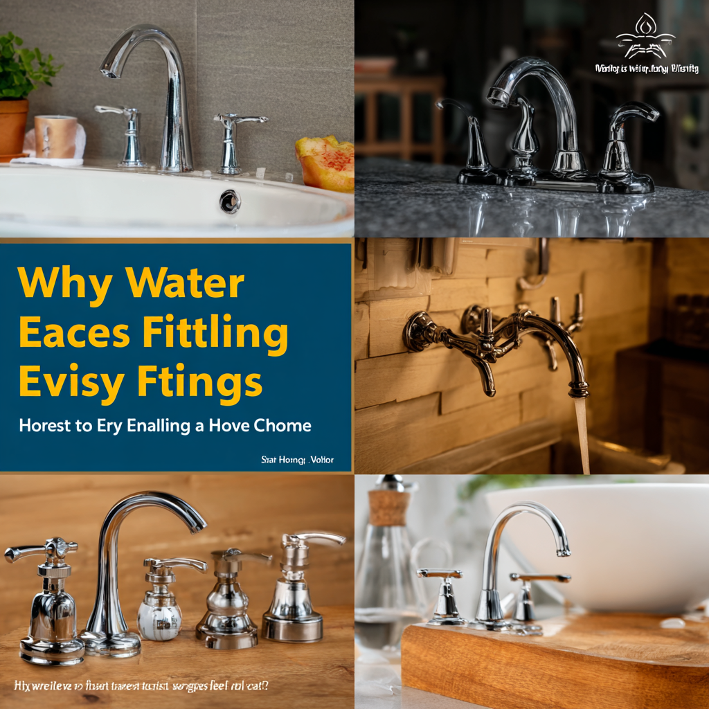 Why Water Fittings Are Essential for Every Home and How to Choose Them