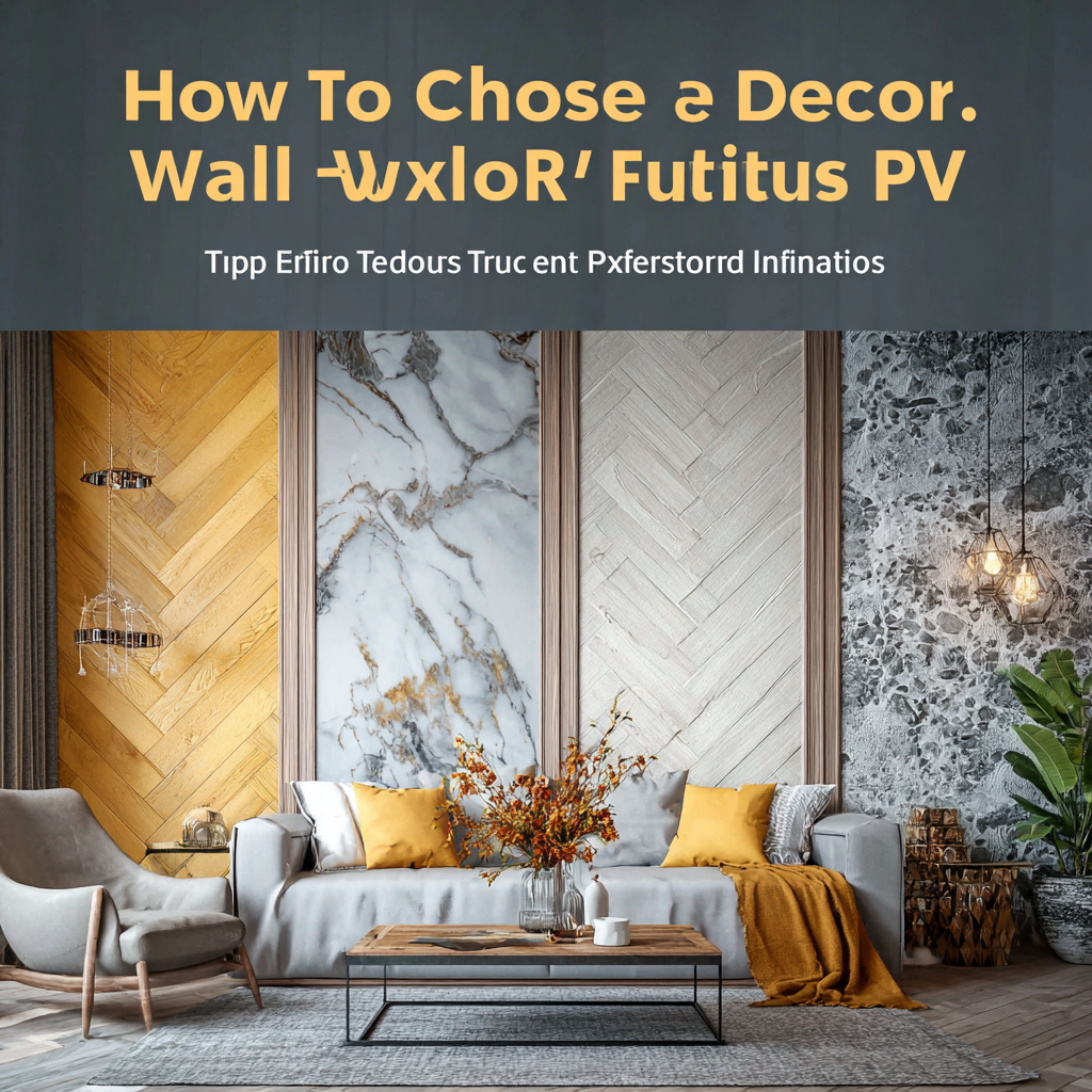 How to Choose Wall Decor PVC: Top Trends & Expert Tips for Stunning Interiors