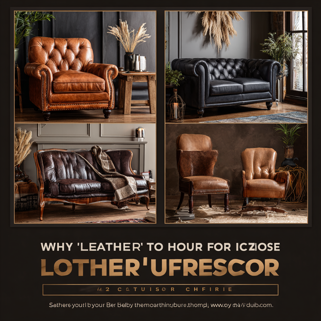 Why Leather Upholstery is the Best Choice for Your Home Decor