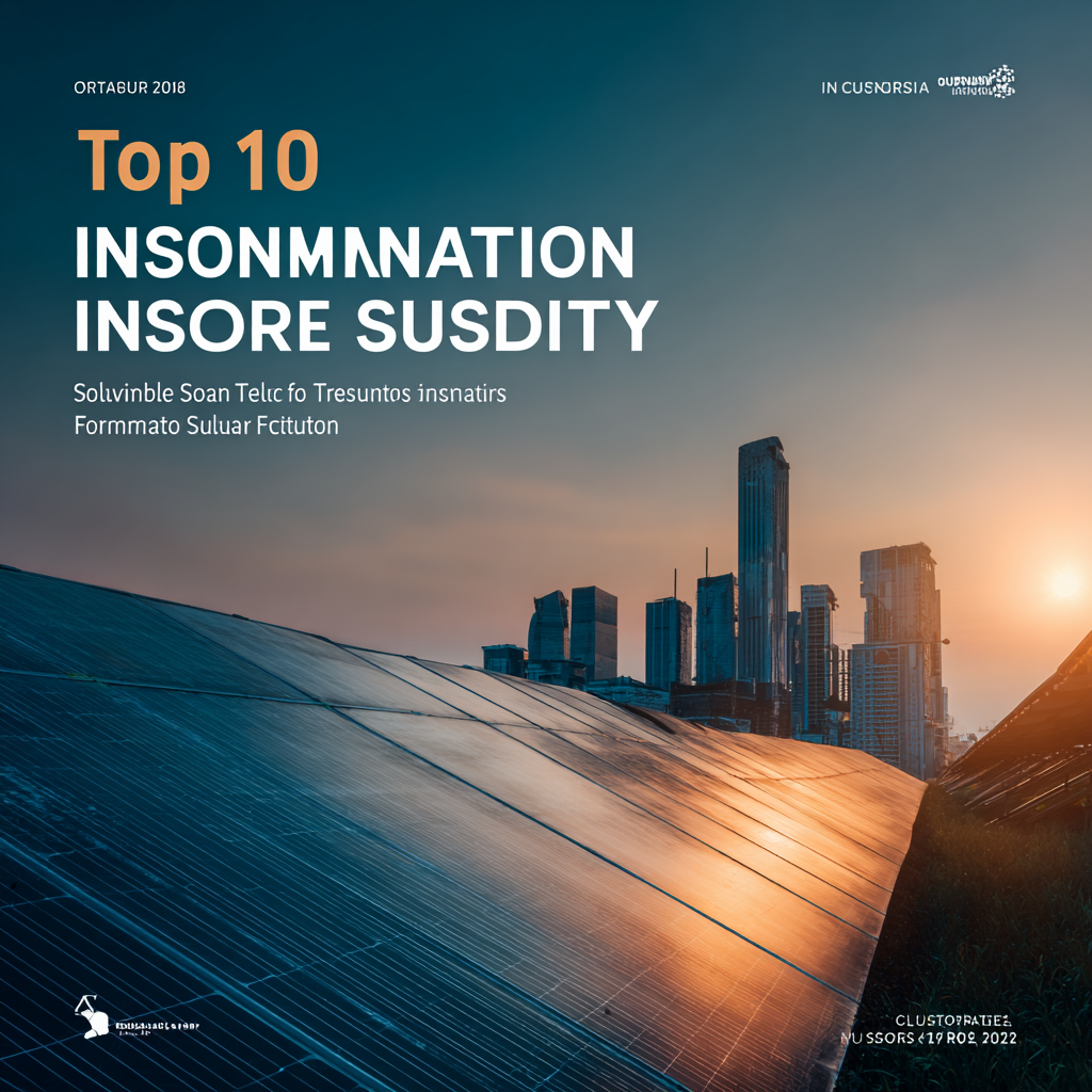 Top 10 Innovations Transforming the Solar Industry for a Sustainable Future