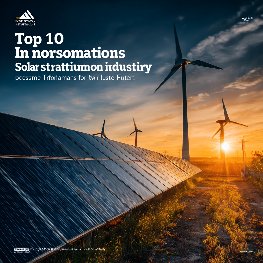 Top 10 Innovations Transforming the Solar Industry for a Sustainable Future