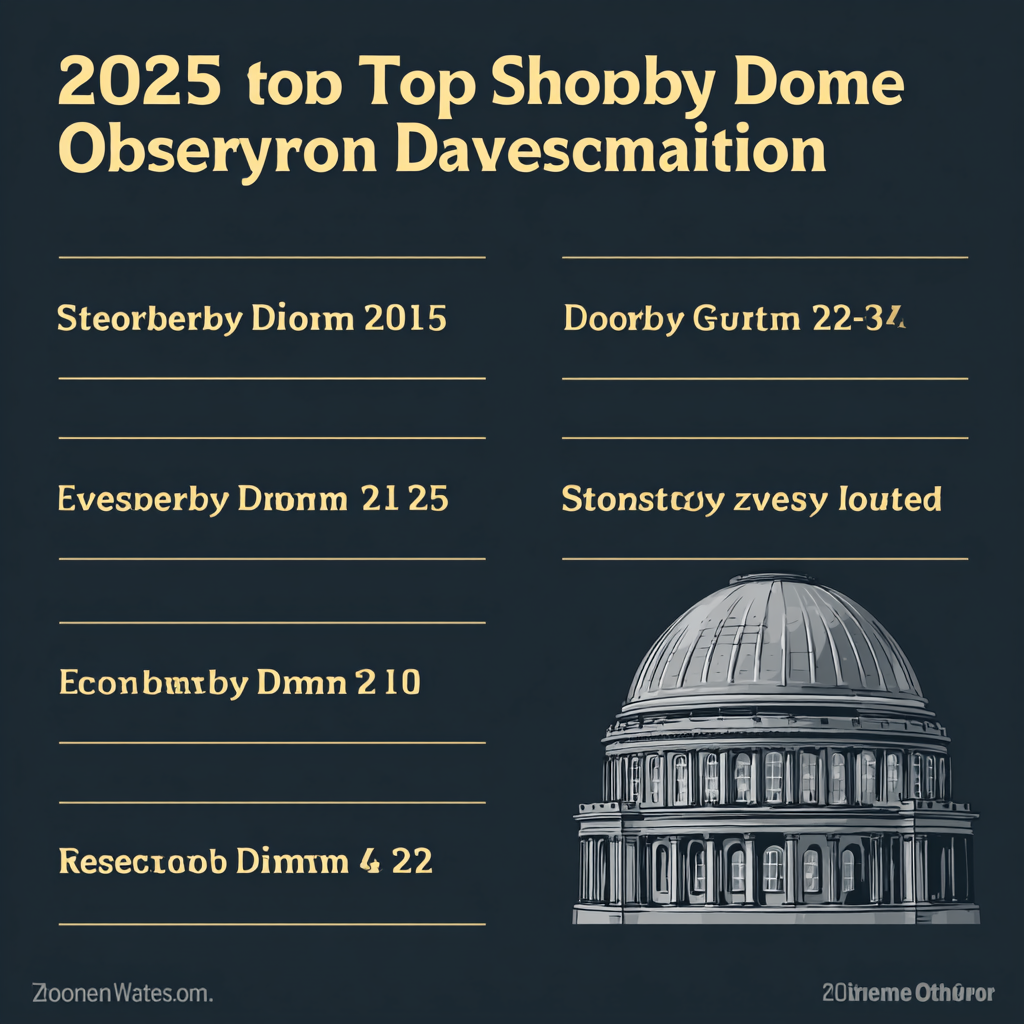2025 Top 5 Observatory Dome Diameter Options for Astronomy Enthusiasts