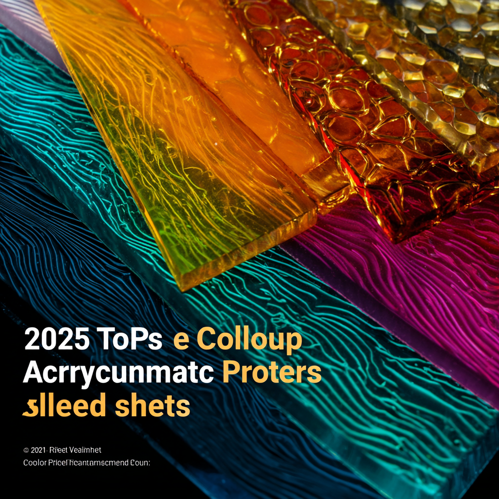2025 Top 5 Colored Acrylic Sheets for Creative Projects and Designs