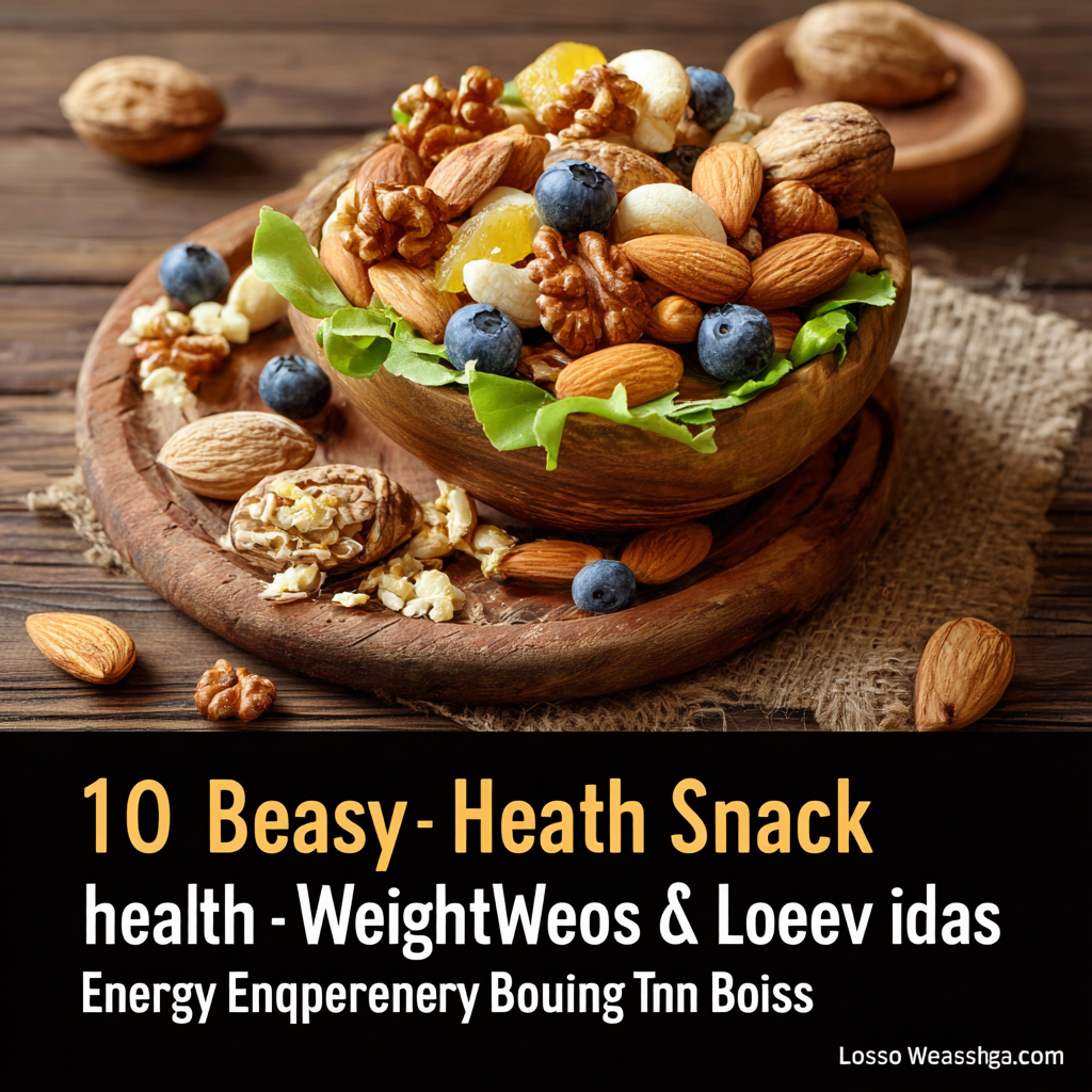 10 Best Healthy Snack Ideas for Weight Loss and Energy Boosting