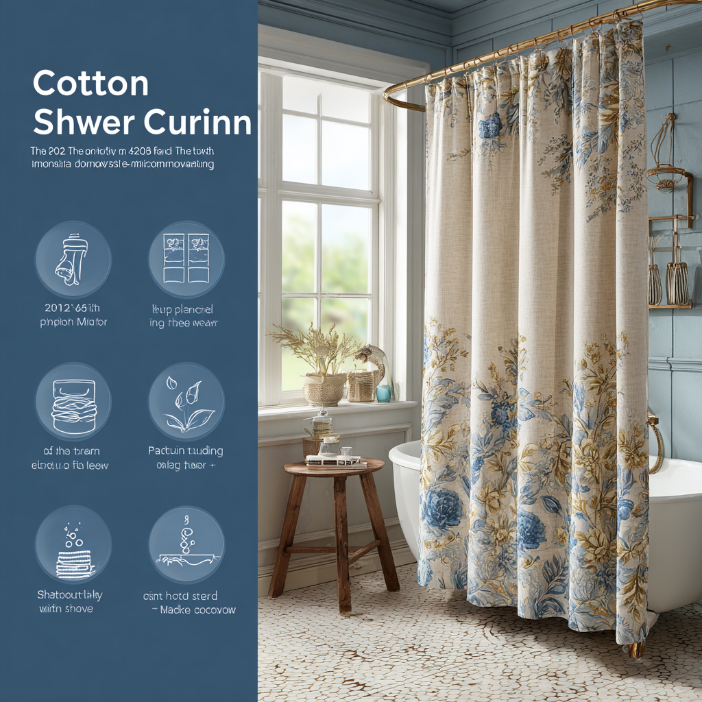 2025 Top 5 Cotton Shower Curtains for a Stylish Bathroom Makeover