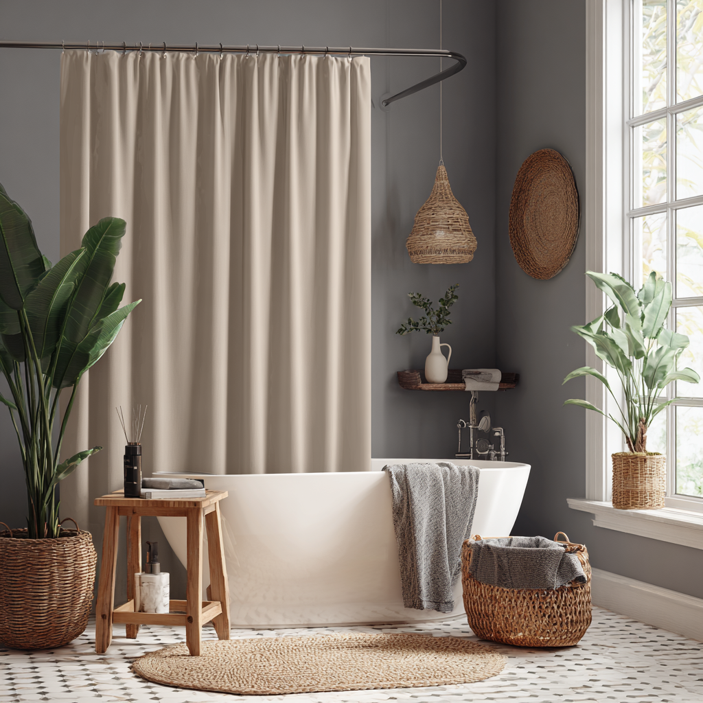 2025 Top 5 Cotton Shower Curtains for a Stylish Bathroom Makeover