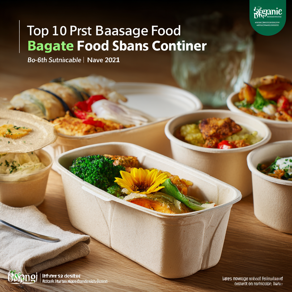 Top 10 Bagasse Food Containers for Sustainable Dining in 2025