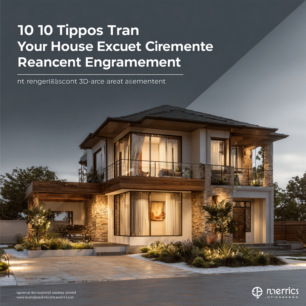 10 Tips to Enhance Your 3D House Rendering for Increased Client Engagement