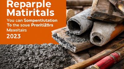 Top 5 Concrete Repair Materials for 2025 to Enhance Your Construction Projects