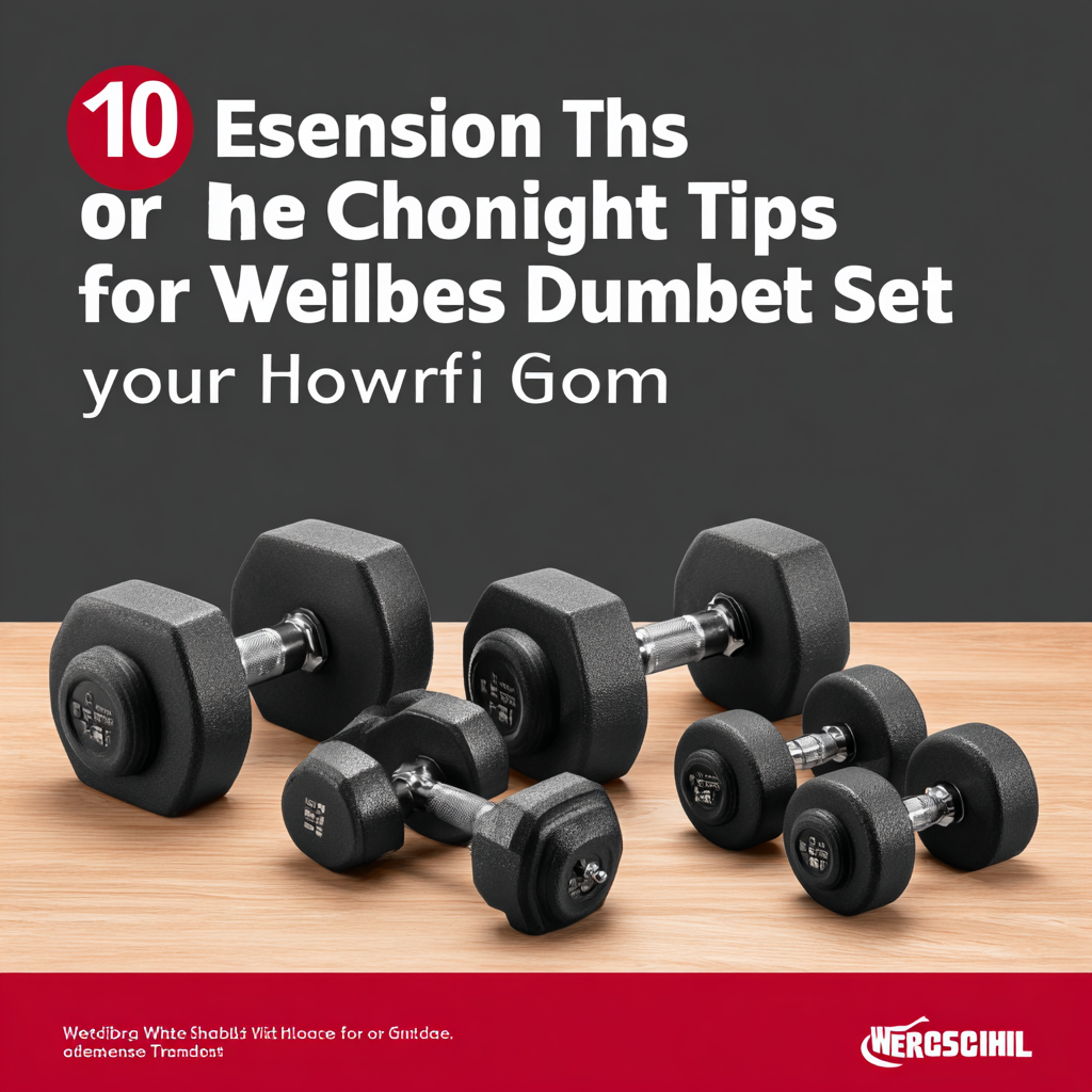 10 Essential Tips for Choosing the Right Weights Dumbbells Set for Your Home Gym