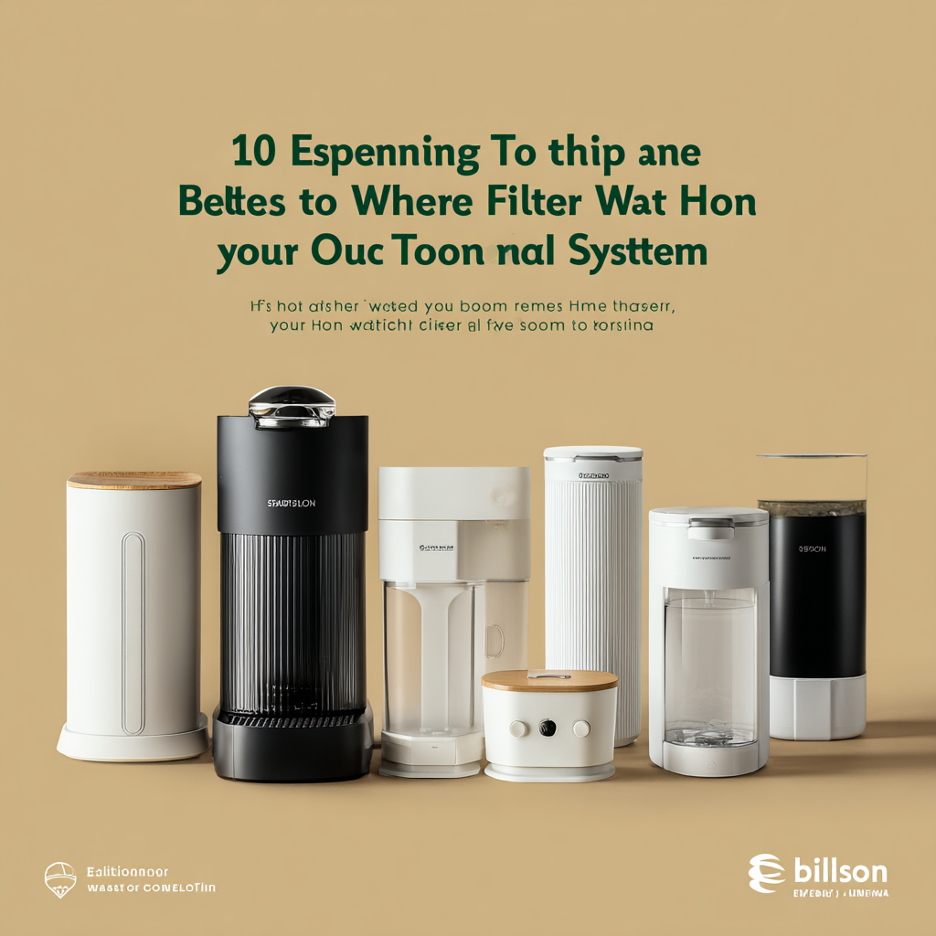 10 Essential Tips for Choosing the Best Water Filtration System for Your Home