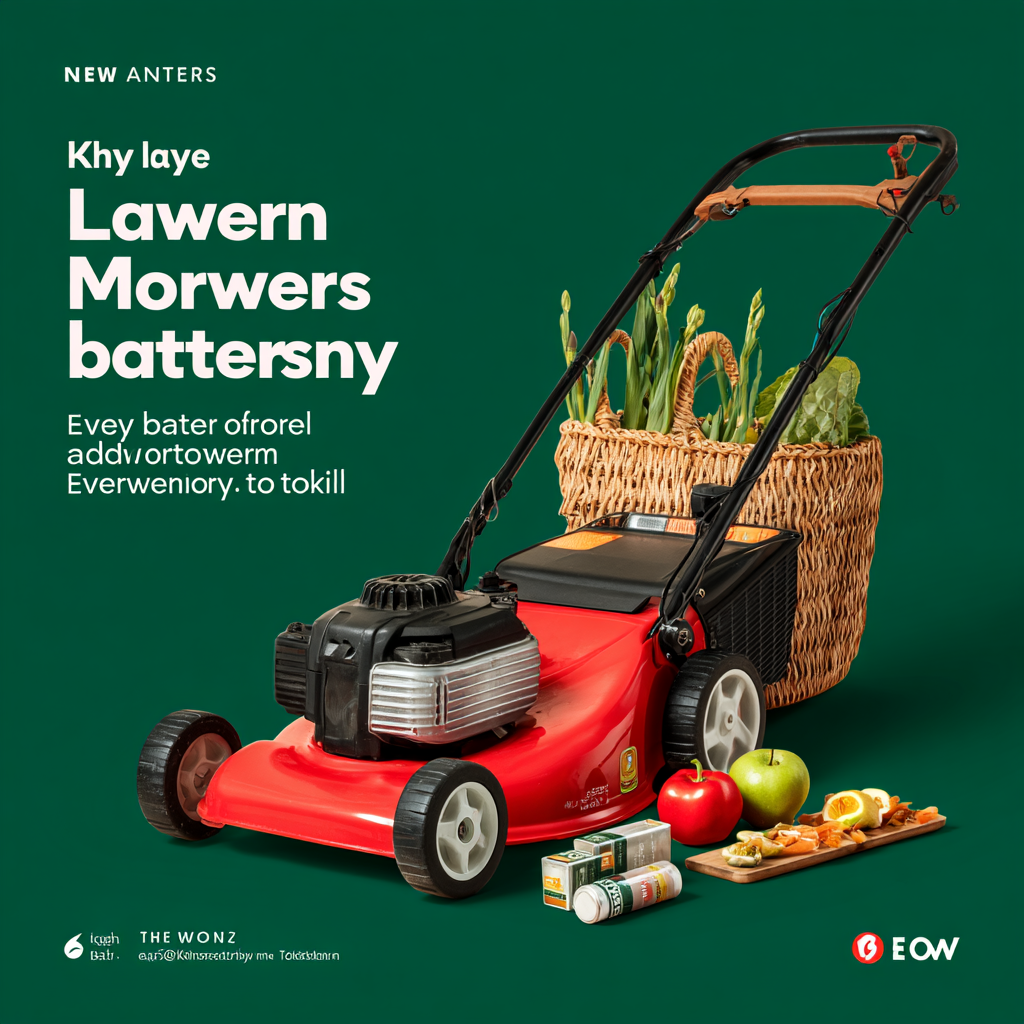 Why Lawn Mower Batteries Are Essential for Every Gardener's Toolkit