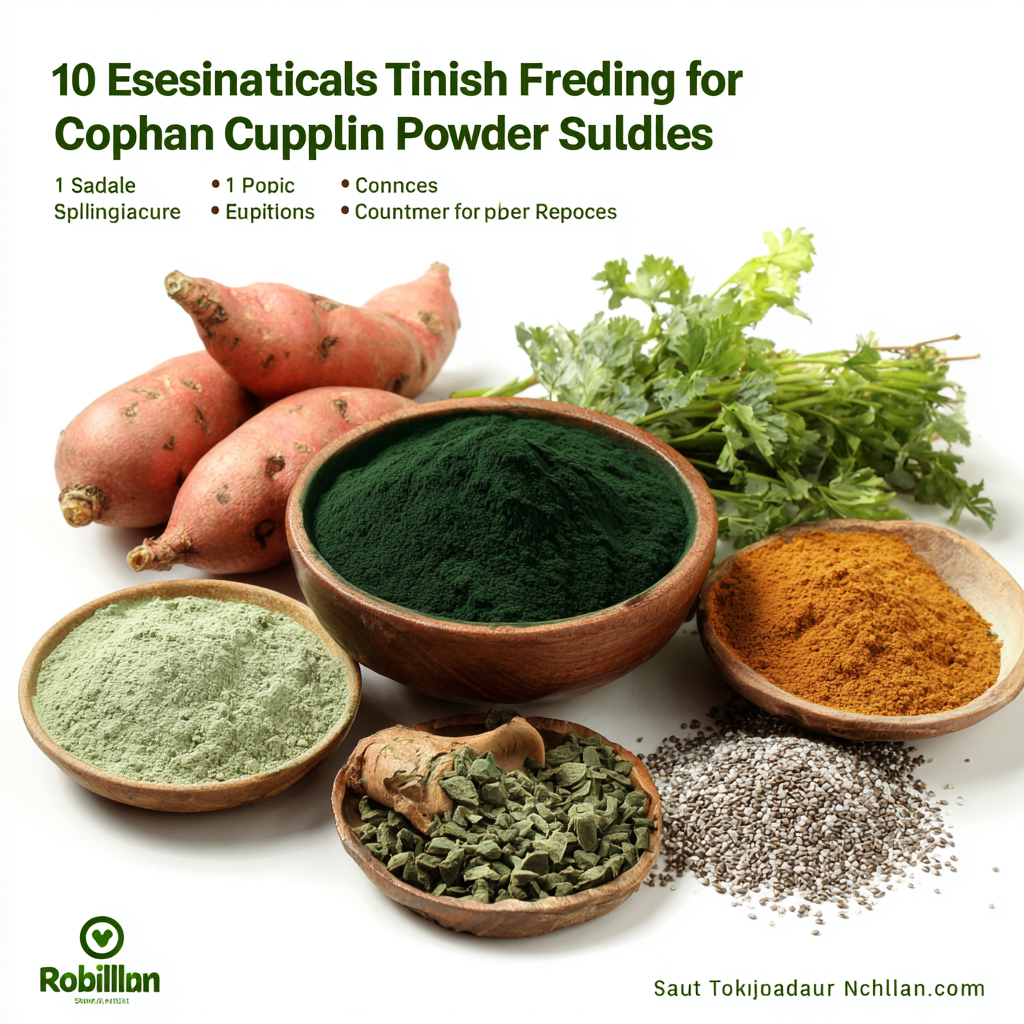 10 Essential Tips for Finding Reliable Sodium Copper Chlorophyllin Powder Suppliers