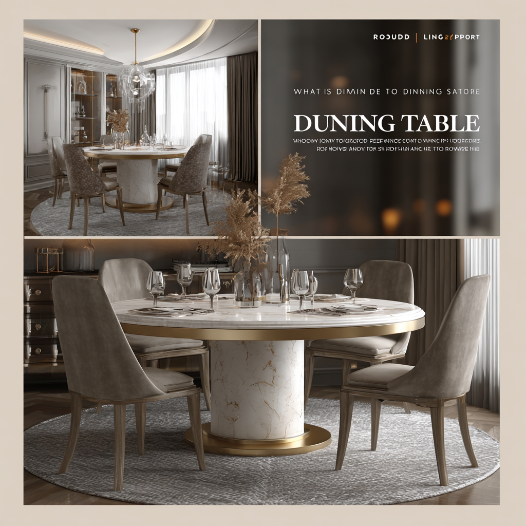 What is a Round Dining Table and How to Choose the Perfect One