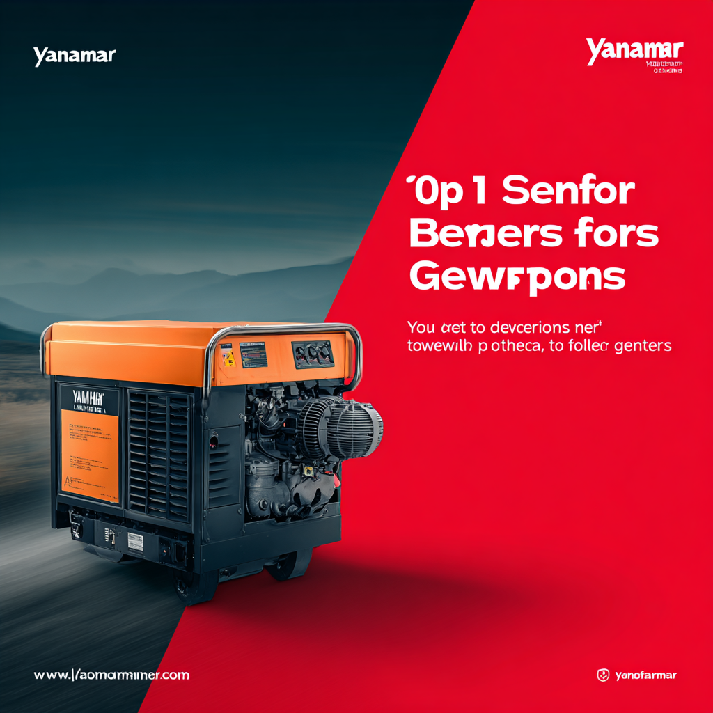 Top 10 Benefits of Using Yanmar Generators for Your Power Needs