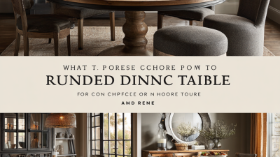What is a Round Dining Table and How to Choose the Perfect One