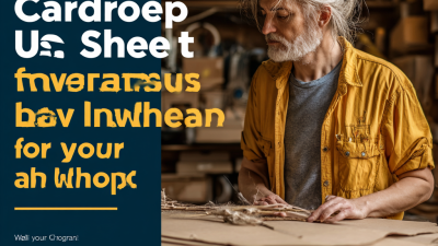 Top 5 Creative Uses for Cardboard Sheets That Will Inspire Your Next Project