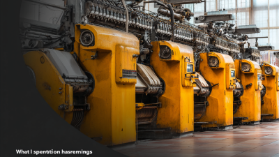 What is the Importance of Textile Industry Machines in Modern Manufacturing
