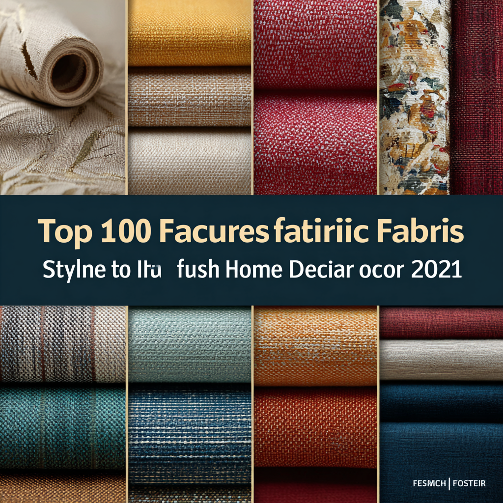 Top 10 Furniture Fabrics for Stylish Home Decor in 2023