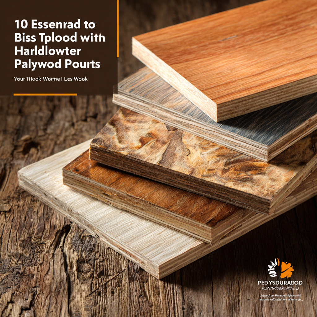 10 Essential Tips for Choosing the Best Hardwood Plywood for Your Projects