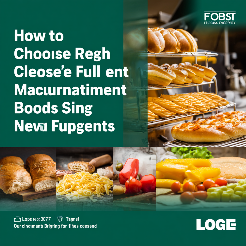 How to Choose the Right Food Manufacturing Equipment for Your Business Needs