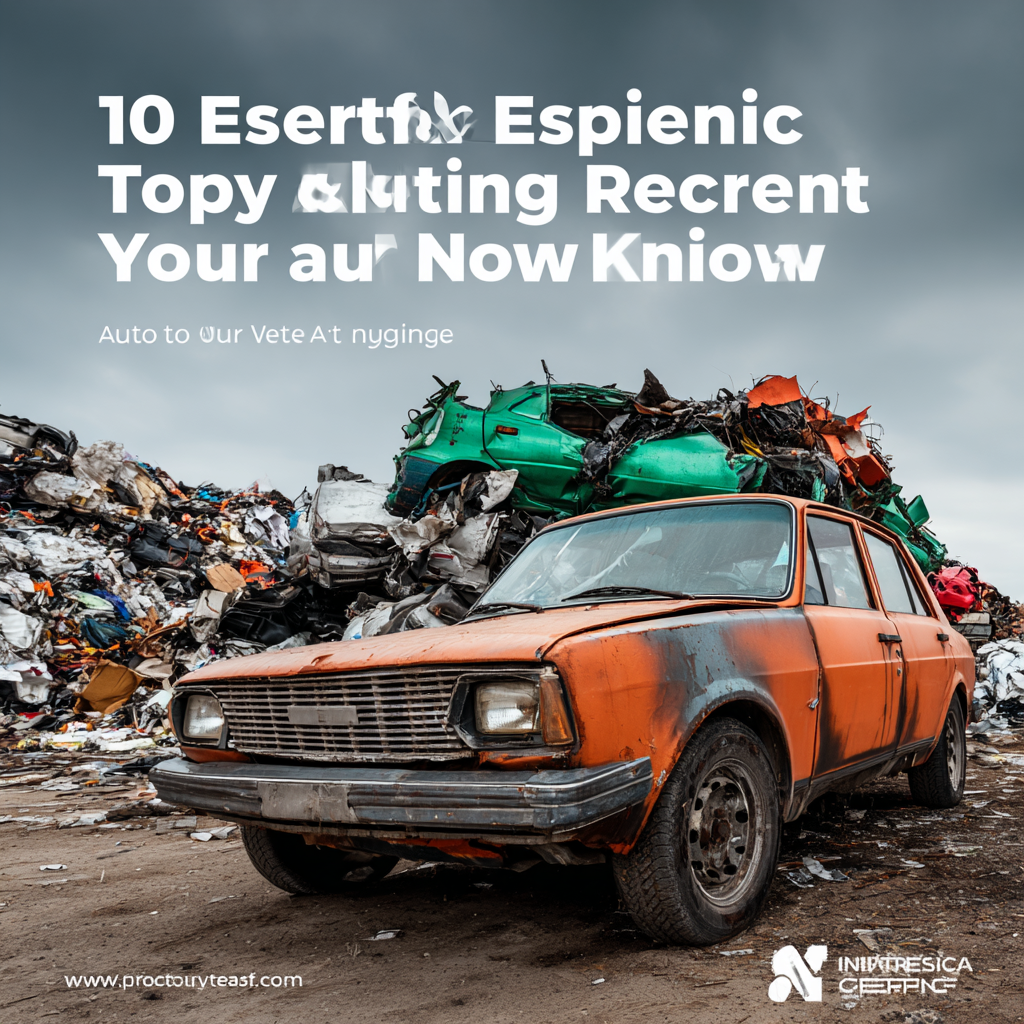 10 Essential Tips for Effective Auto Recycling You Need to Know