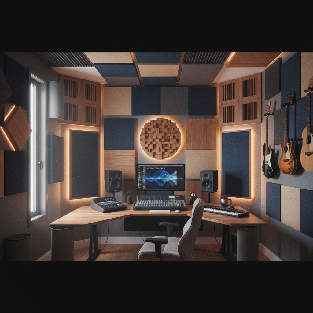 How to Choose the Best Sound Treatment Panels for Your Home Studio