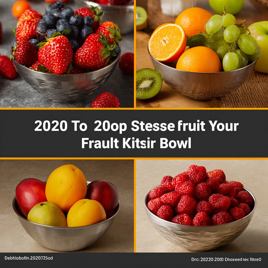 2025 Top 10 Stainless Steel Fruit Bowls for Your Kitchen Decor
