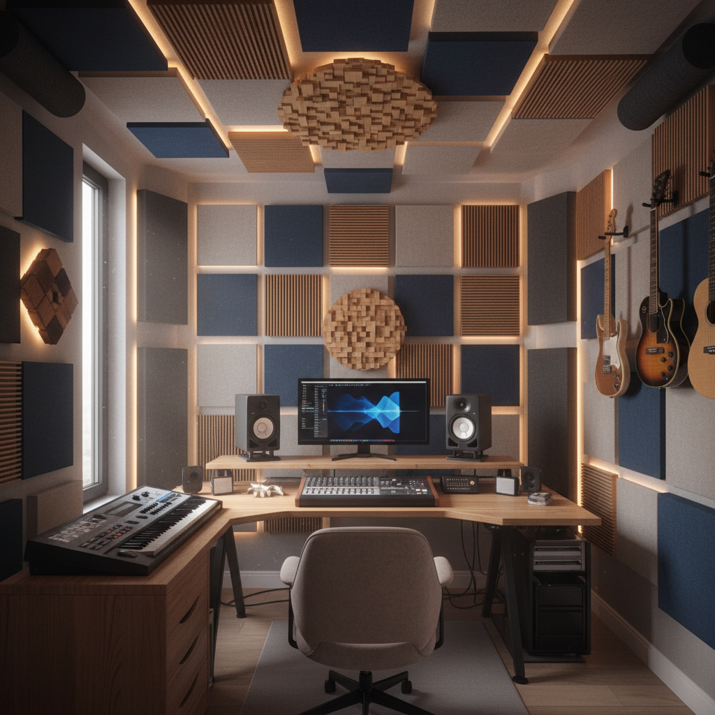 How to Choose the Best Sound Treatment Panels for Your Home Studio