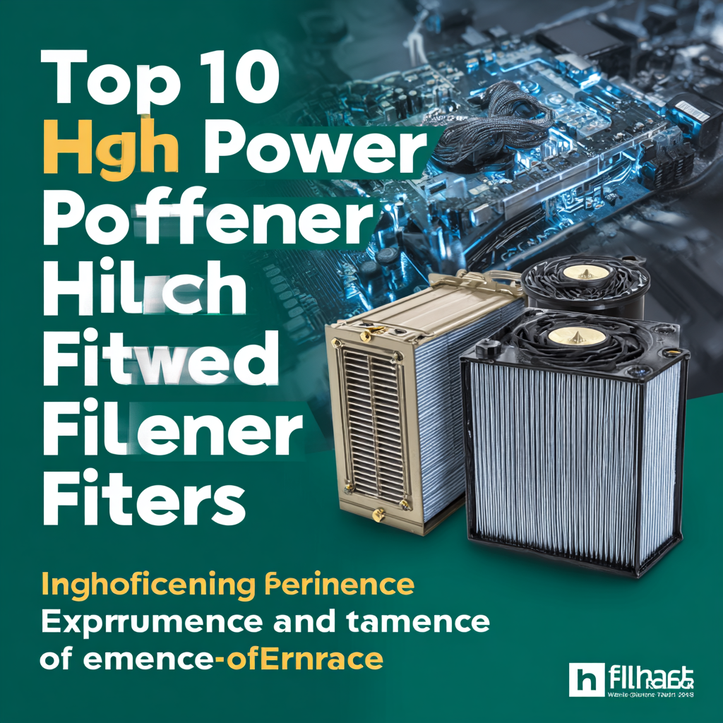 Top 10 High Power Filters for Enhanced Performance and Efficiency