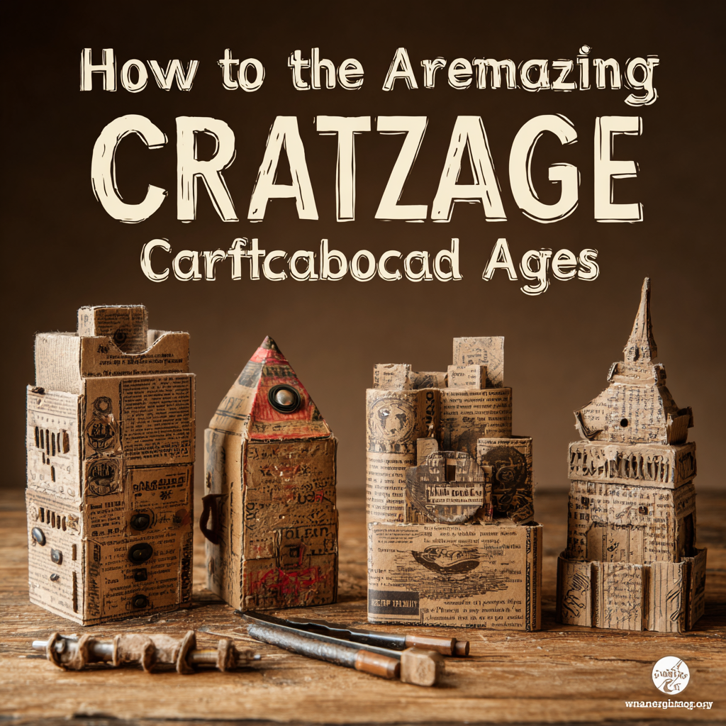 How to Create Amazing Crafts with Cardboard for All Ages
