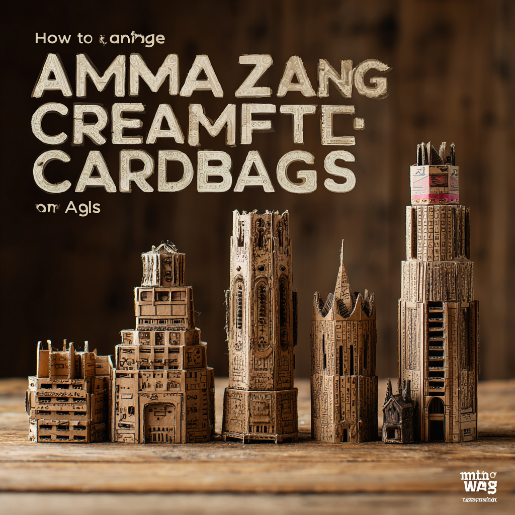 How to Create Amazing Crafts with Cardboard for All Ages