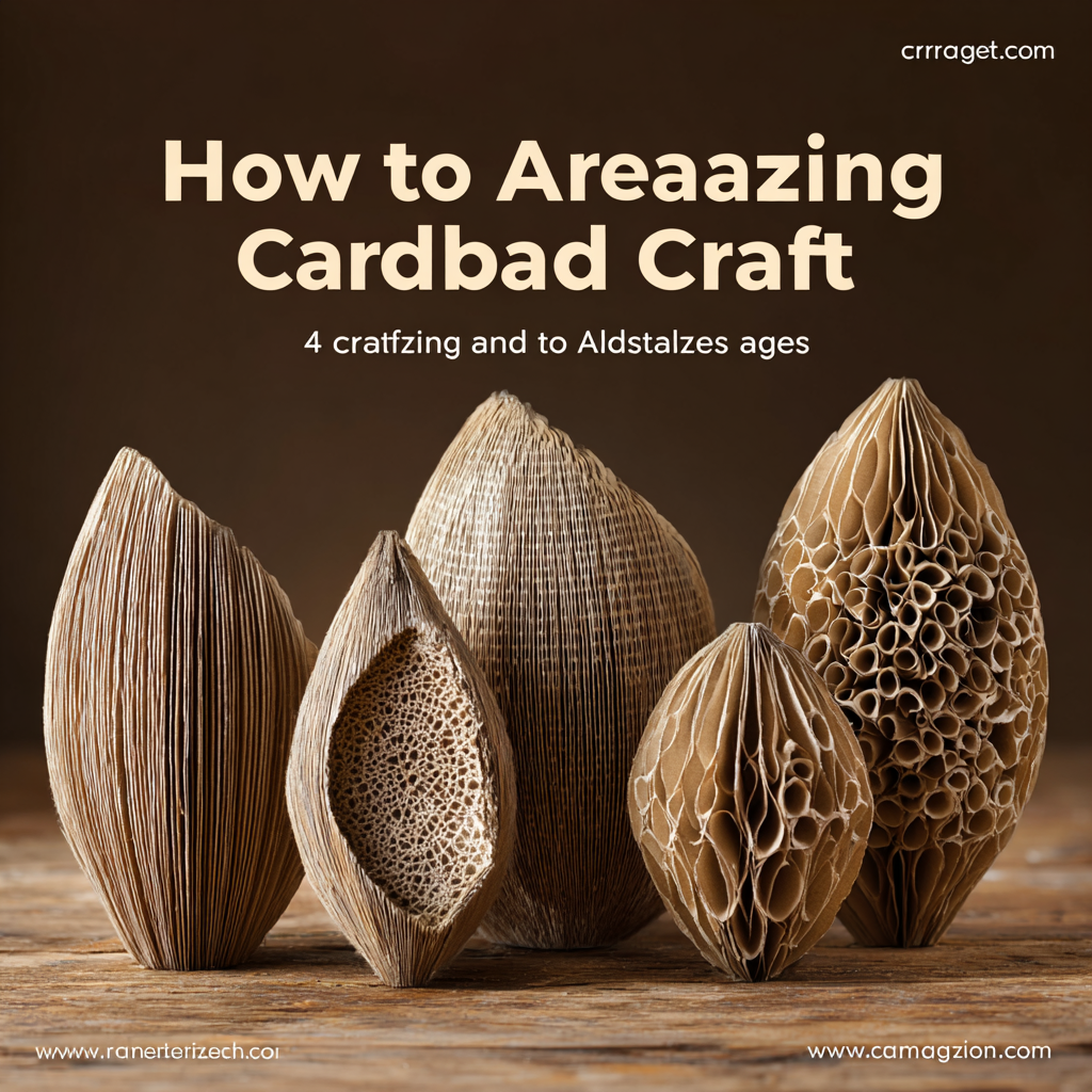 How to Create Amazing Crafts with Cardboard for All Ages