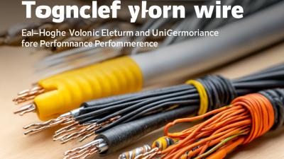 Top 10 High Voltage Wire Types for Enhanced Electrical Performance