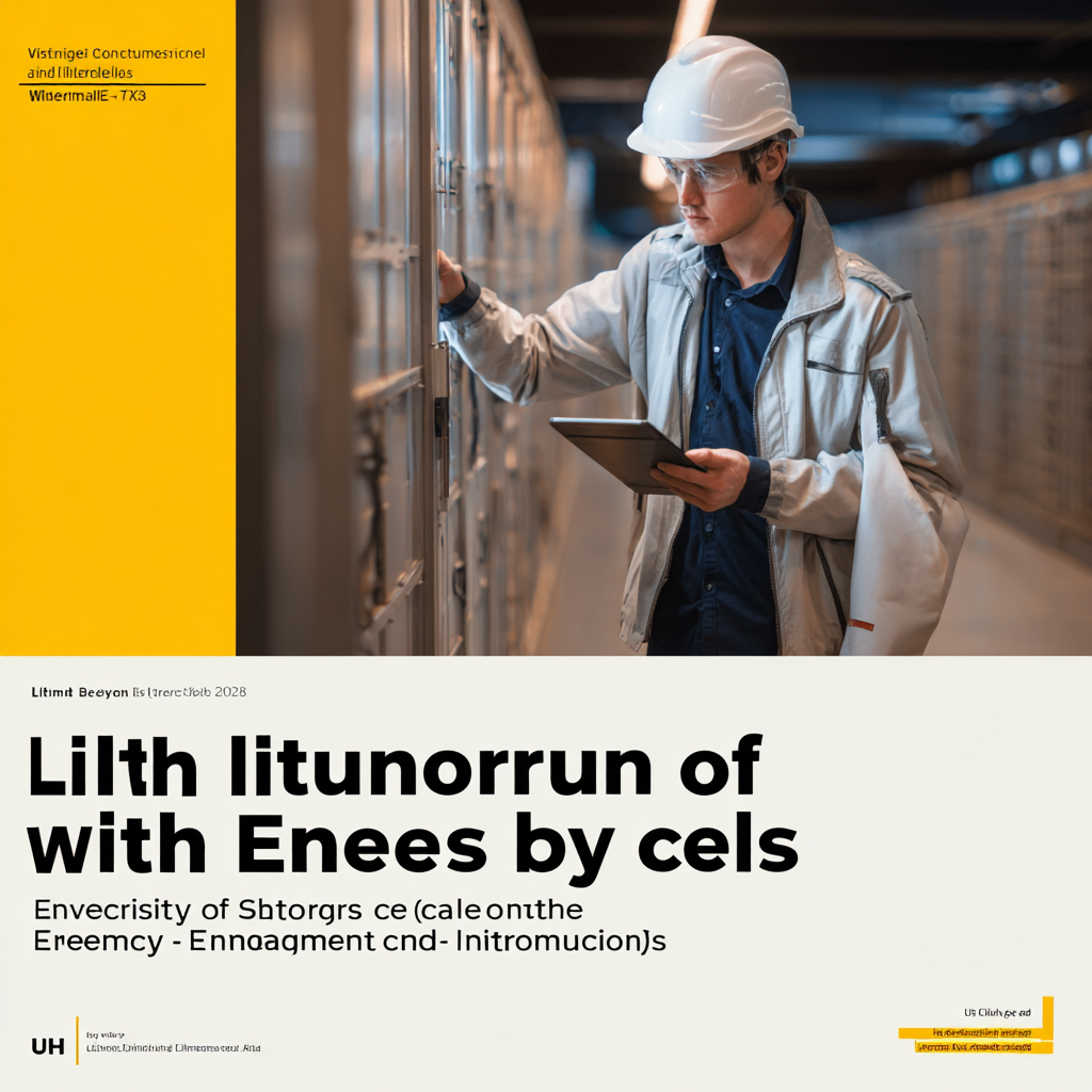 Why Lithium Cells Are the Future of Energy Storage: Benefits and Innovations